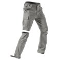 thumbnail image 1 of Convertible Cargo Pants Outdoor Lightweight Quick Dry Trousers with Removable Legs for Hiking Camping Travel Men, 1 of 3