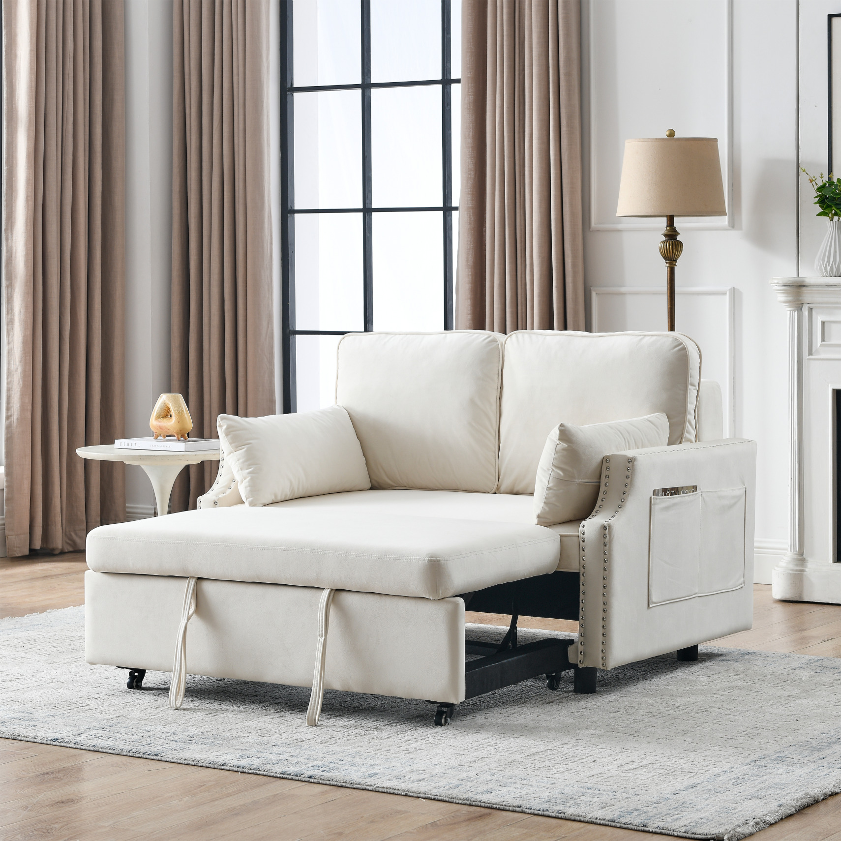 Convertible Chair Bed, 3 in 1 Convertible Sofa Bed Sleeper Chair with ...