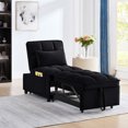 thumbnail image 1 of Convertible Chaise Lounge with Sturdy Metal Frame | In Home, Ensures Safe and Secure Use, 1 of 5