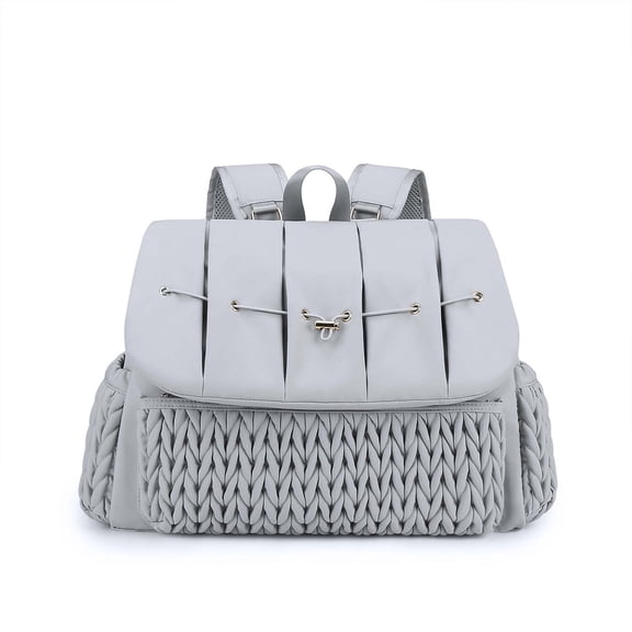Convertible Diaper Bag Backpack, Waterproof Stylish Nappy Changing Bag, Travel Mummy Bag with Changing Pad & Shoulder Strap