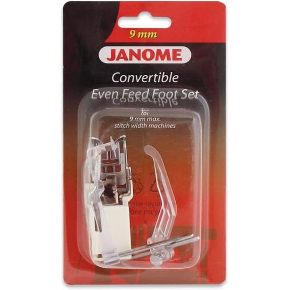 Convertible Even Feed Foot Set 9mm