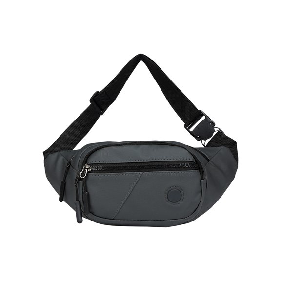 Convertible Fanny Pack Crossbody Bag - Water-Resistant Nylon Chest Bag, Multifunctional Sports/Outdoor/Leisure Messenger Backpack (4 Colors)