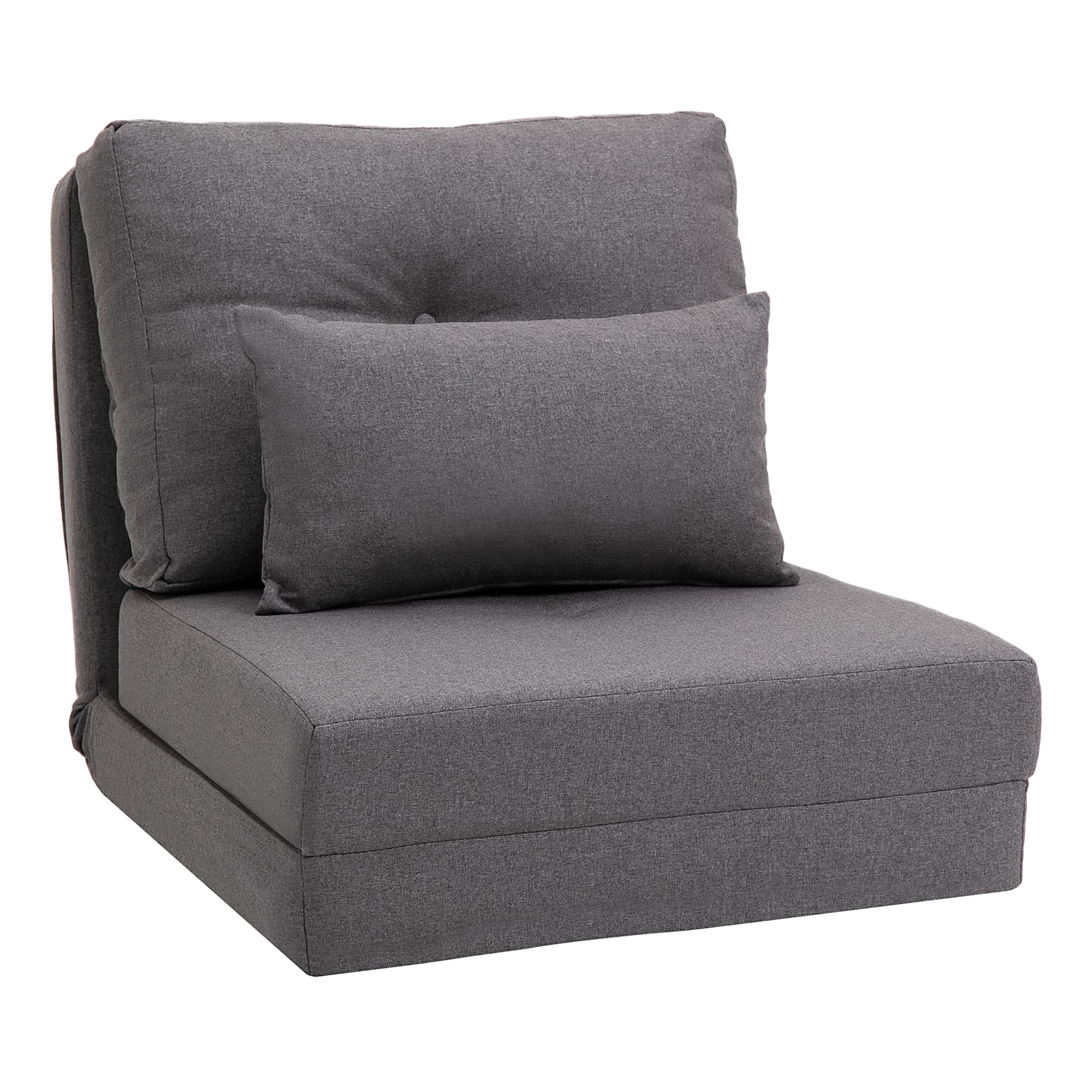 Convertible Flip Chair, Floor Lazy Sofa, Folding Upholstered Couch Bed ...