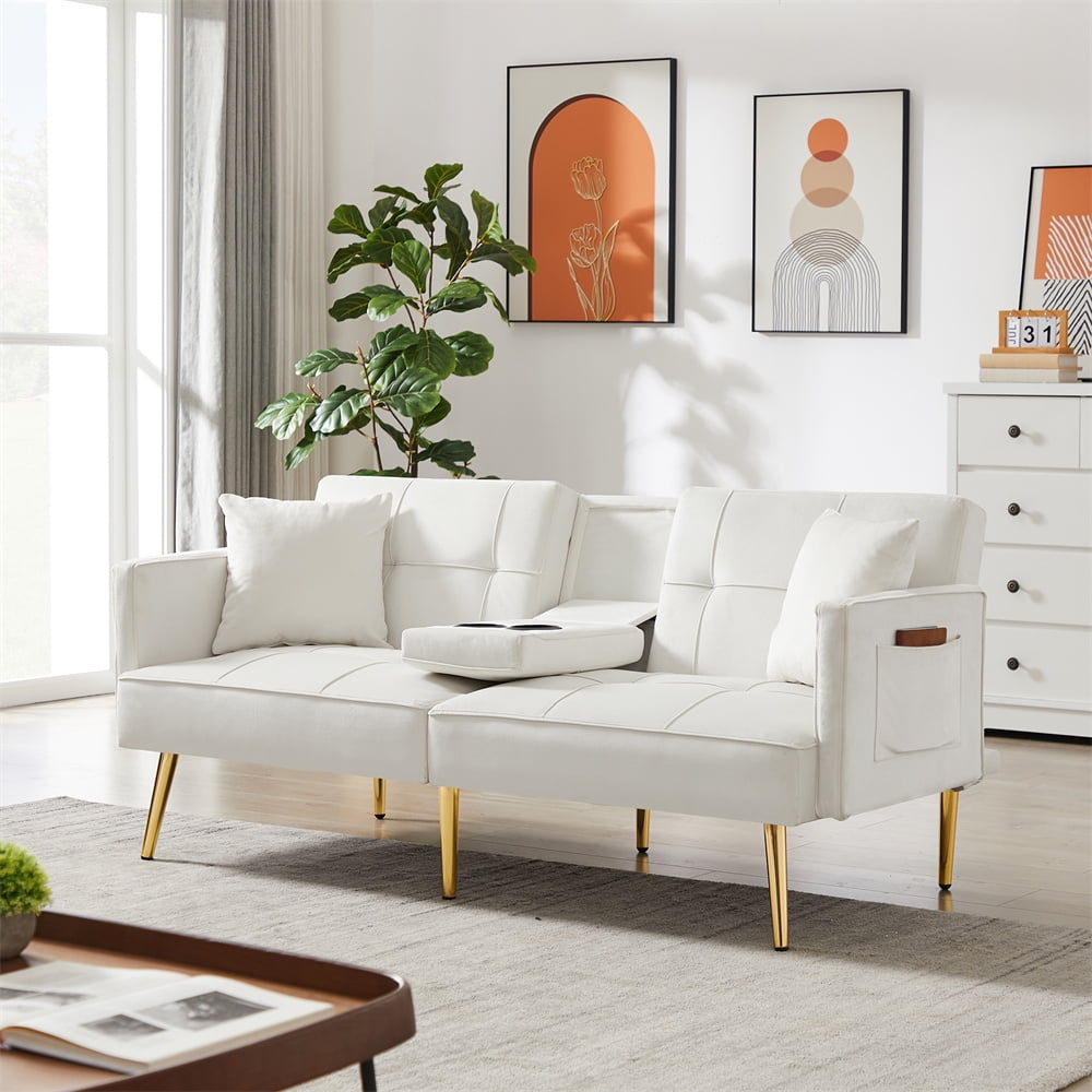 Futon with folding sides online