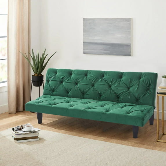 Convertible Futon Sofa Bed with Adjustable Backrest Loveseat Sleeper Couch Suitable for Family Living Room,Apartment, Bedroom