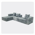 thumbnail image 1 of Convertible Modular Sectional Sofa Set Compression Sofa, 1 of 7