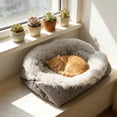 thumbnail image 1 of Convertible Pet Bed Mat for Cats and Small Dogs, Thermal Reflective Foldable Cushion, Washable Non-Slip Indoor Outdoor Pet Lounger, Portable Travel Pet Nest, 1 of 7