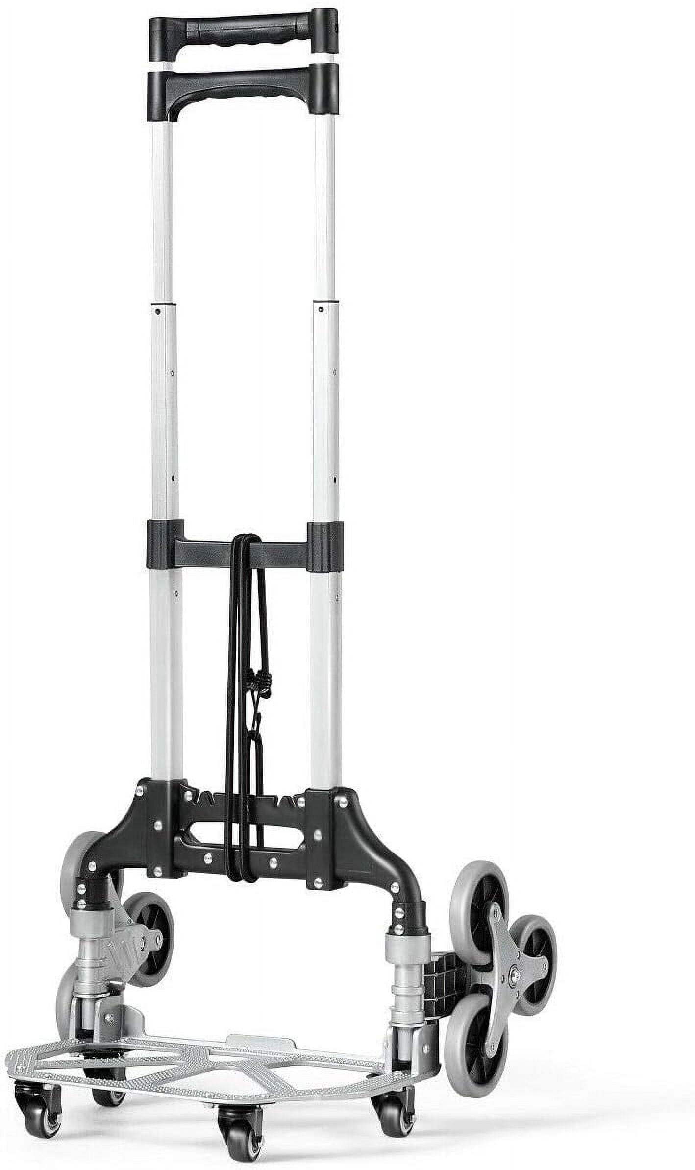 Convertible Platform Hand Truck Garden Dolly Cart Folding Heavy Duty Stair Climbing With Bungee