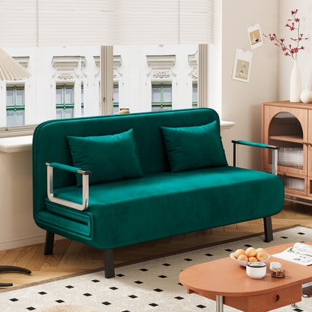 Convertible Sleeper Chair with Steel Frame / Comfortable Resting in Primary Living Space