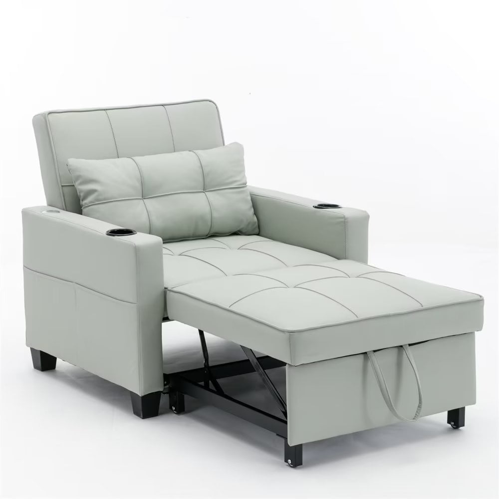 Convertible Sleeper Sofa Bed, 3in1 MultiFunctional Pull Out Sleeper