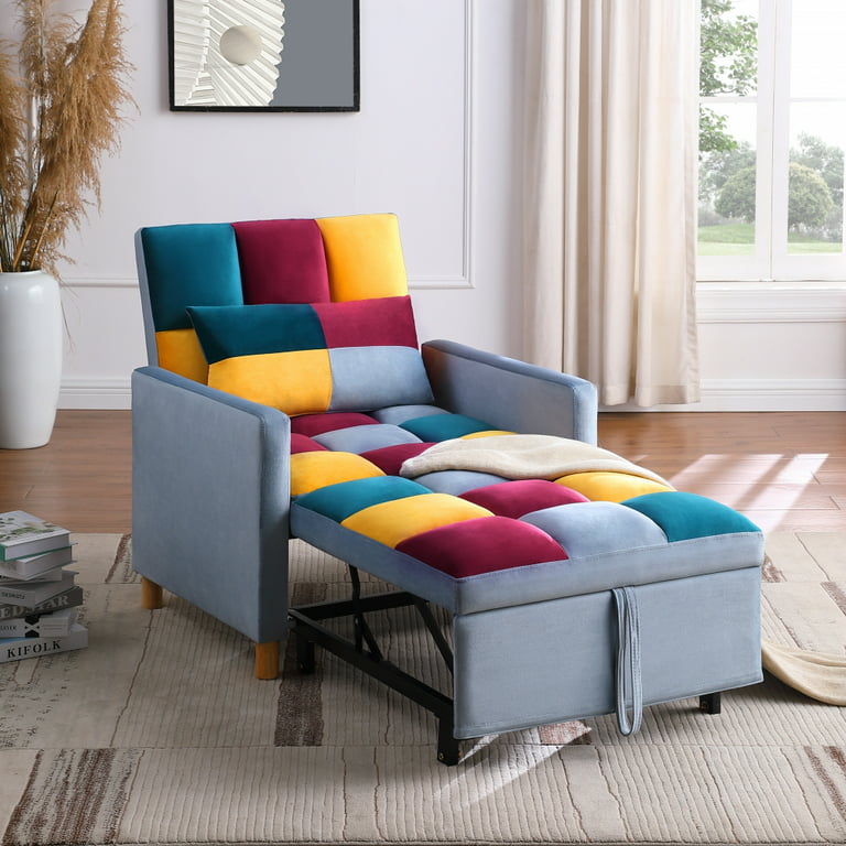Convertible Sleeper Sofa Chair Bed 3