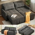 thumbnail image 1 of Lofka Sofa Bed, Convertible Sleeper Sofa Couch for Home Furniture and Small Space, Gray, 1 of 10