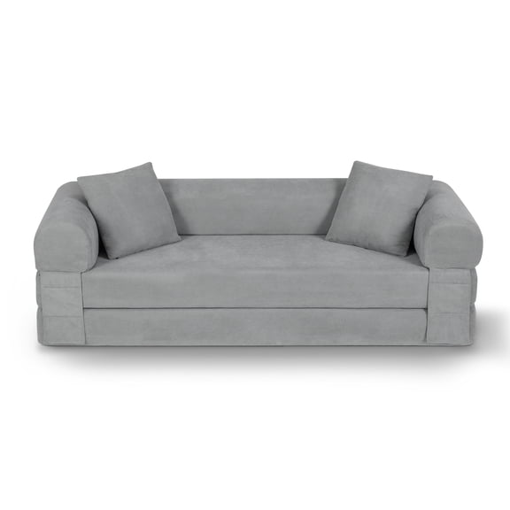 Convertible Sofa Bed Couch,80 Inch Boneless Couches for Living Room,Folding Sleeper Sofa Bed Queen with Storage,Corduroy Flod Out Couch Compressed Couch in a Box