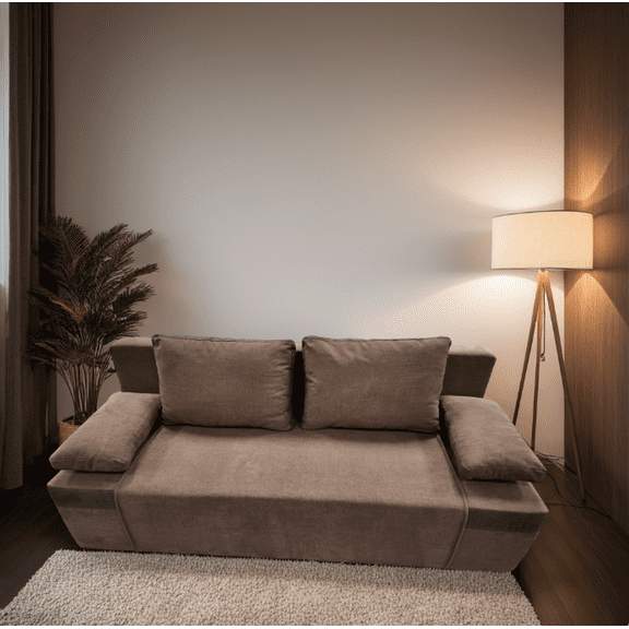 Convertible Sofa Bed Queen Size Sleeper with Modern Design