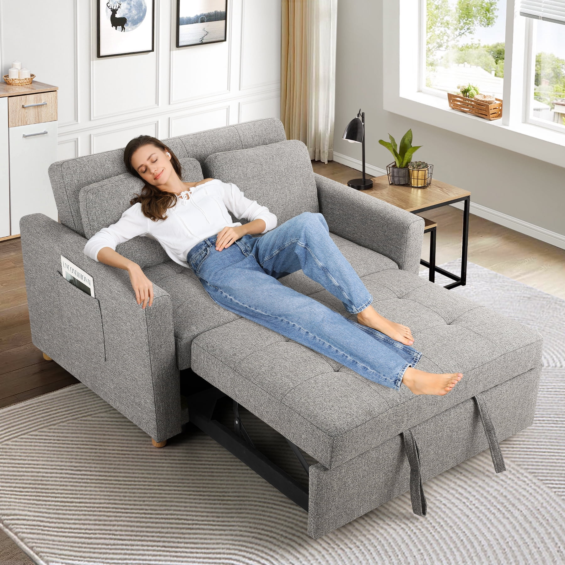 Convertible-Sofa-Bed-Sleeper- 