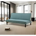 thumbnail image 1 of Convertible Sofa Bed with Adjustable Backrest 3 Positions, Convertible Sleeper Sofa, Folding Sofa Bed for Living Room and Small Spaces, 64', 1 of 5