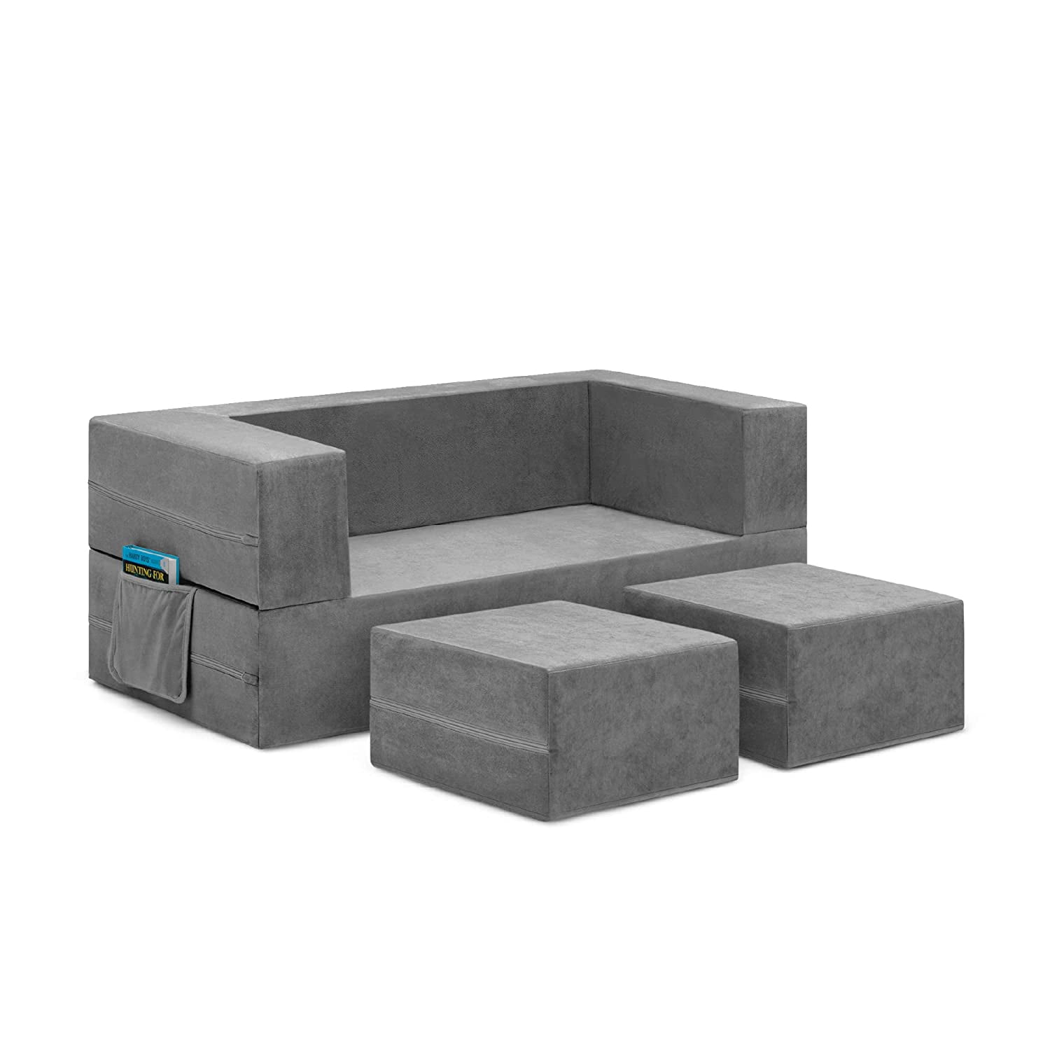 Convertible Sofa and Play Set for Kids and Toddlers Modular Foam Couch