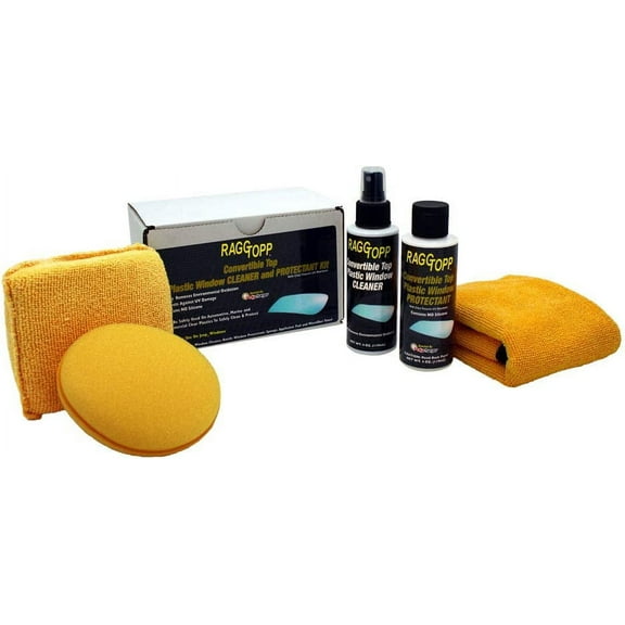 Convertible Top Plastic Window Cleaner & Protectant Kit