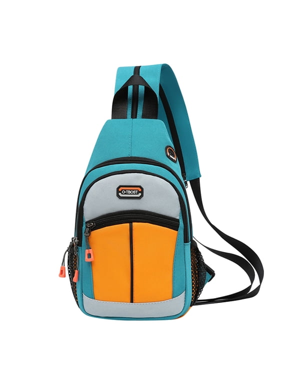 Convertible Travel Backpack for Women Small Sling Bag Nylon Cross Body Shoulder Chest Hiking Daypack