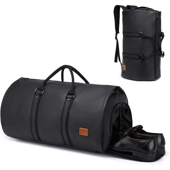Convertible Travel Garment Bag,Carry on Garment Duffel Bag for Men Women - 2 in 1 Hanging Suitcase Suit Business Travel Bag