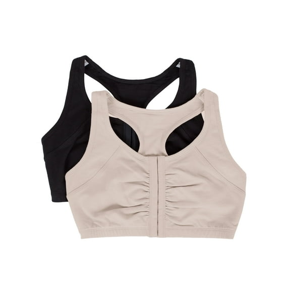 Fruit of the Loom Women's Front Close Cotton Racerback Bra