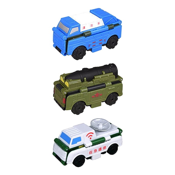 Convertible Vehicle Model Transforming Toy With Realistic Detailing For Kids Action Play And Display
