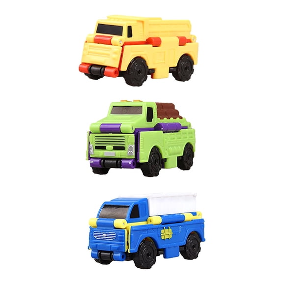 Convertible Vehicle Transforming With Realistic Details And Construction For Kids Action Play Display