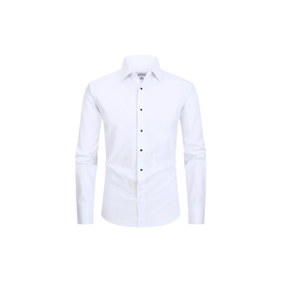 Tuxedo Convertible, White, American Slim Fit 17" Neck 34/35" Sleeve