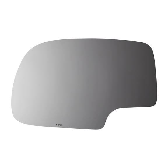 Convex Driver Side Power Mirror Glass for 02-06 Cadillac Escalade W/O Baking Plate