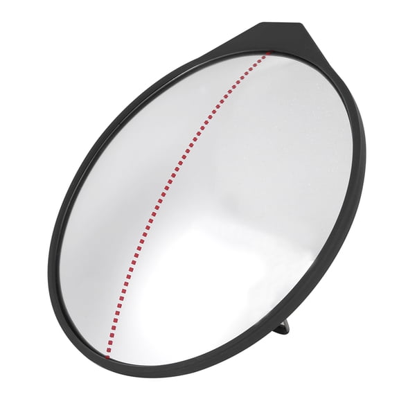 Convex Golf Swing Training Mirror Wide Angle Posture Corrector Alignment Aid Tool for Full Swing and Putting Practice Portable Acrylic Setup 10.6 x 11 in / 27 x 28 cm