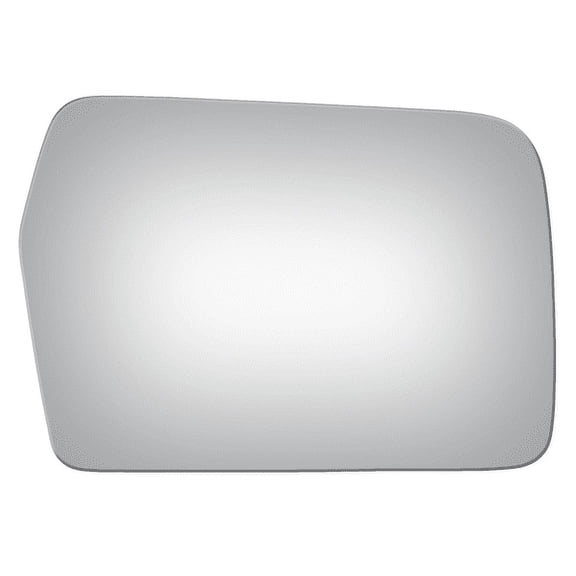 Convex Manual Passenger Side Replacement Mirror Glass for 84-89 Toyota Van W/O Baking Plate