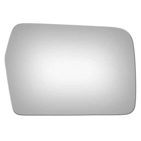 Convex Manual Passenger Side Replacement Mirror Glass for 84-89 Toyota Van W/O Baking Plate