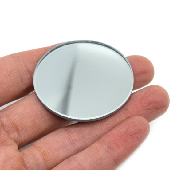Convex Optical Mirror - Glass, 1.5" (38mm) dia. 200mm Focal Length - Eisco Labs