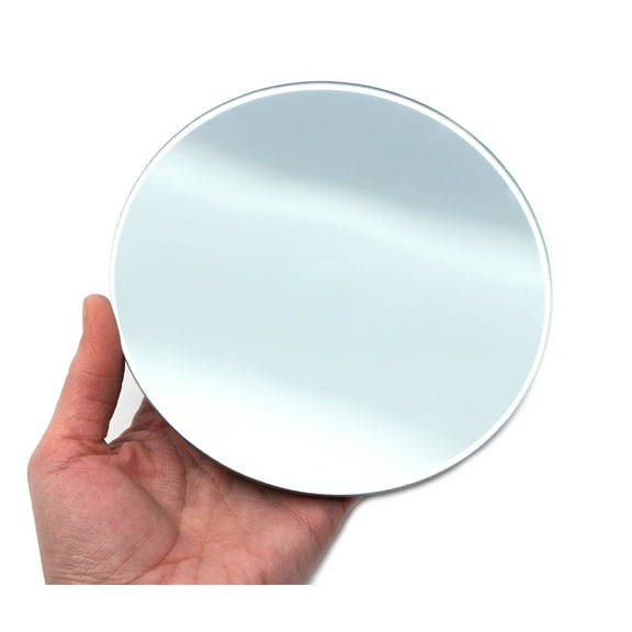 Convex Optical Mirror - Glass, 5.9" (150mm) dia. 300mm Focal Length - Eisco Labs