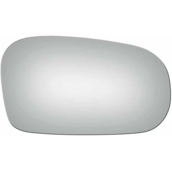 Convex Passenger Side Manual Replacement Mirror Glass Fits 1995-1999 Toyota Tercel W/O Baking Plate