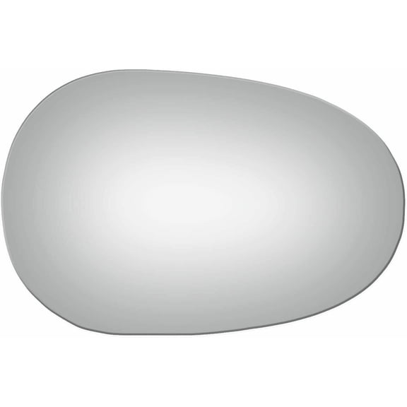 Convex Passenger Side Manual Replacement Mirror Glass for 90-97 Mazda Miata W/O Baking Plate