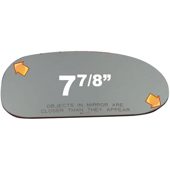 Convex Passenger Side Mirror Glass for 1998-2001 Mercedes-Benz ML320 W/O Baking Plate