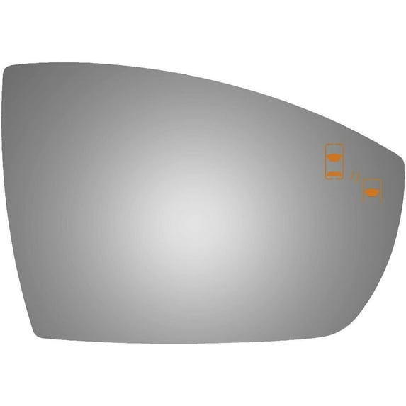 Convex Passenger Side Mirror Glass w/ Blind Spot for 2013-2017 Ford Escape W/O Baking Plate