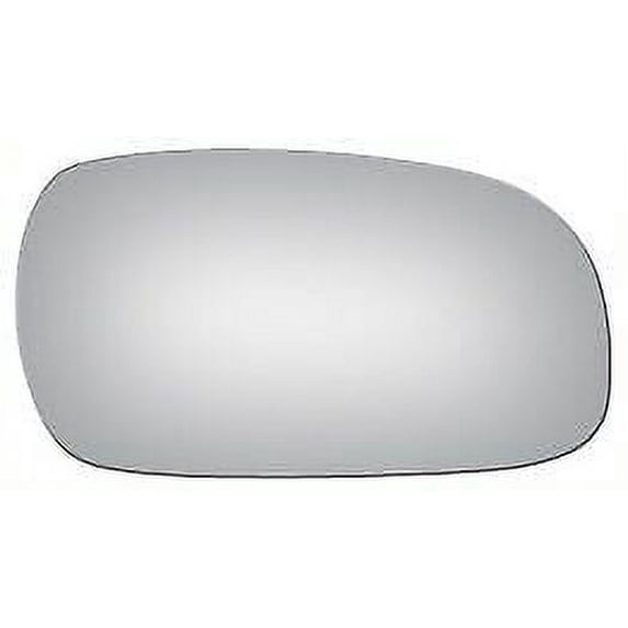 Convex Passenger Side Power Replacement Mirror Glass for 1991-2005 Acura NSX W/O Baking Plate