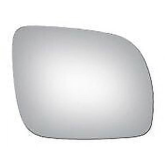 Convex Passenger Side Power Replacement Mirror Glass for 1998-1999 Audi A6 W/O Baking Plate