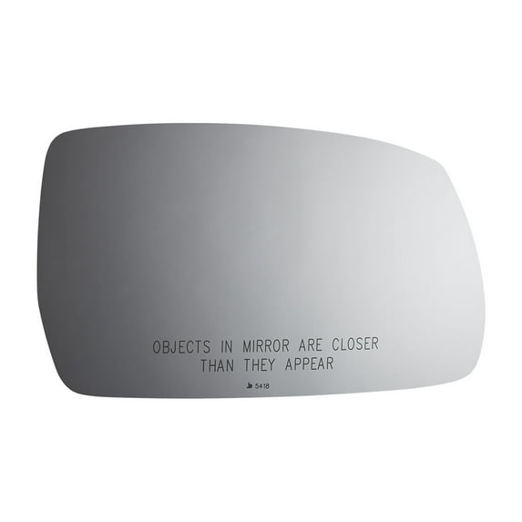 Convex Passenger Side Replacement Door Mirror Glass for 10-15 Hyundai Tucson W/O Baking Plate
