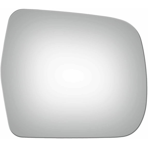 Convex Passenger Side Replacement Mirror Glass for 01-07 Toyota Highlander W/O Baking Plate