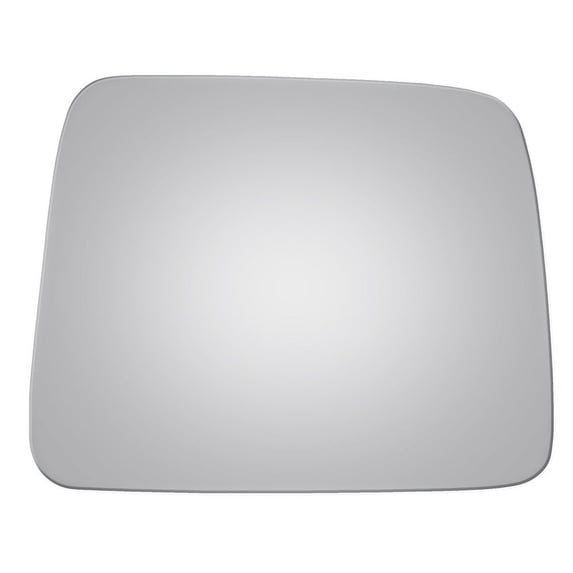 Convex Passenger Side Replacement Mirror Glass for 1986-1994 Nissan D21 W/O Baking Plate