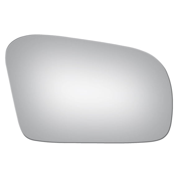 Convex Passenger Side Replacement Mirror Glass for 1991-1995 Hyundai Scoupe W/O Baking Plate