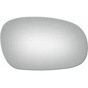 Convex Passenger Side Replacement Mirror Glass for 1999-2002 Daewoo Lanos W/O Baking Plate