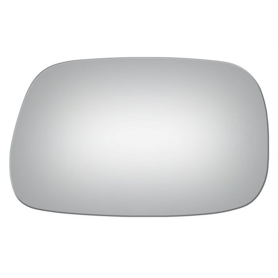 Convex Passenger Side Replacement Mirror Glass for 2001 Lexus IS300 W/O Baking Plate