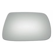 Convex Passenger Side Replacement Mirror Glass for 2005 Jeep Grand Cherokee W/O Baking Plate