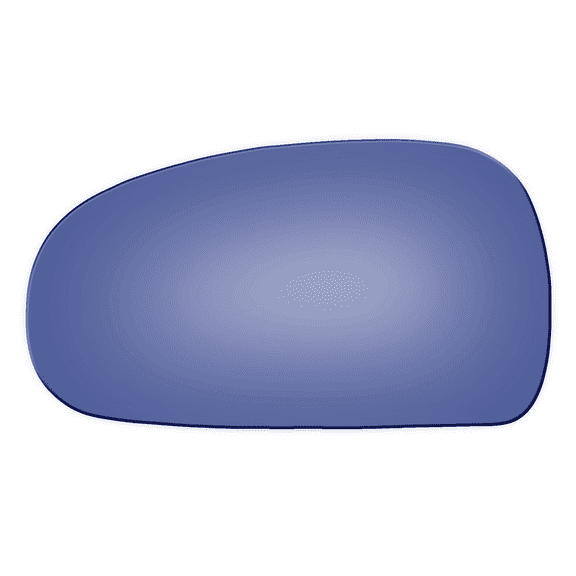 Convex Passenger Side Replacement Mirror Glass for 89-90 Mitsubishi Sigma W/O Baking Plate