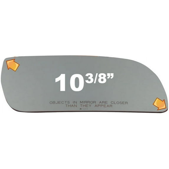 Convex Power Passenger Side Mirror Glass for 99-00 Cadillac Escalade W/O Baking Plate
