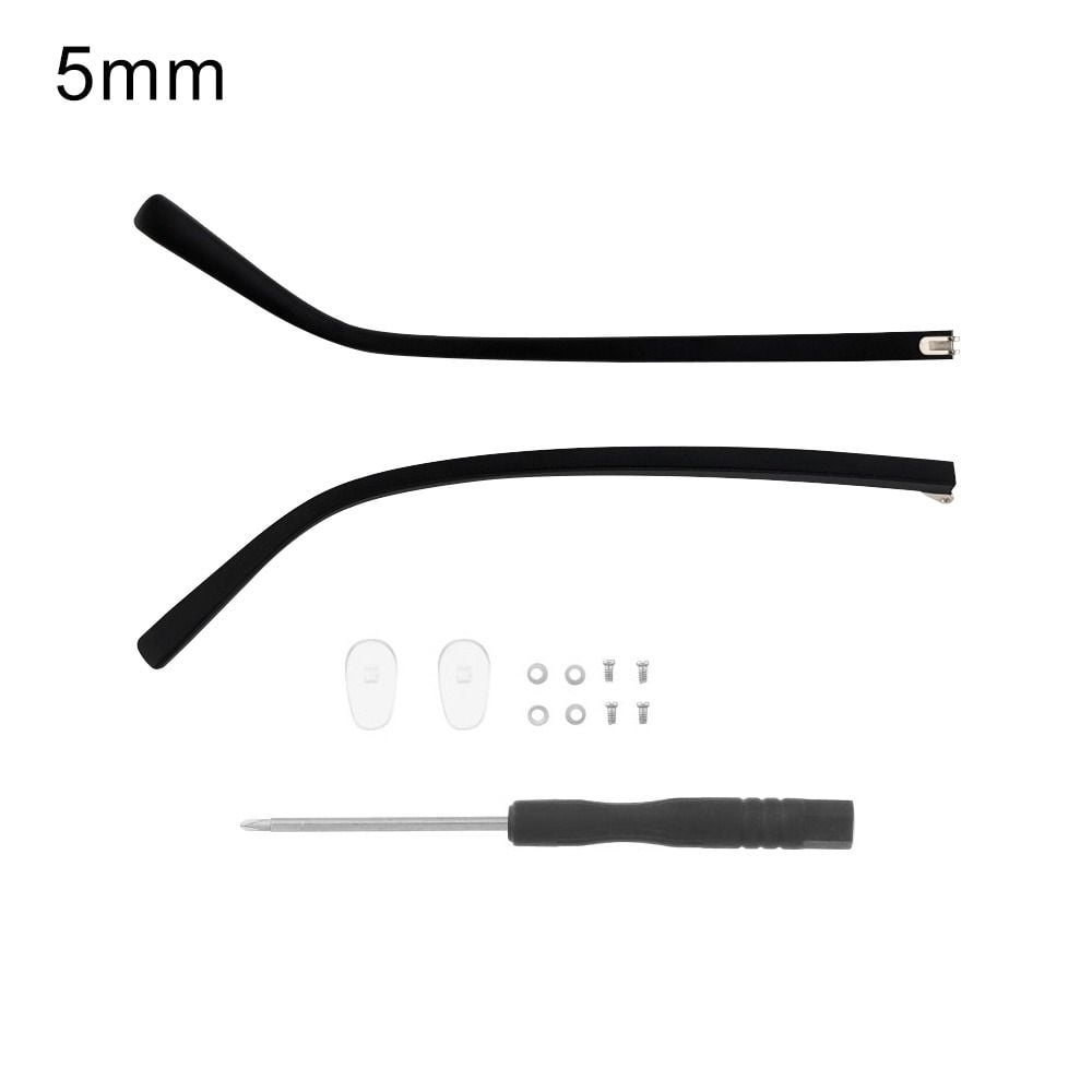 Universal Eyeglass Arm Repair Kit - 1 Pair Replacement Temples With Screws & Tools For Broken Glasses
